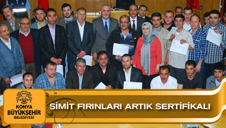 Konya'da Simit Fırınları Artık Sertifikalı