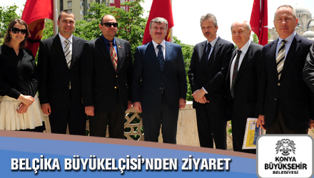 Belçika Büyükelçisi'nden Büyükşehir'e Ziyaret