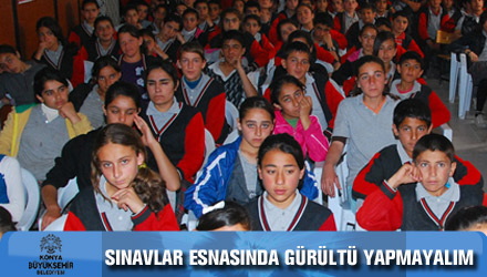 Sınavlar Esnasında Gürültü Yapmayalım