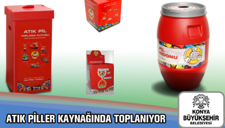 Çevreyi Kirleten Atık Piller Kaynağında Toplanıyor