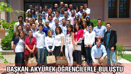 Başkan Akyürek Öğrencilerle Buluştu