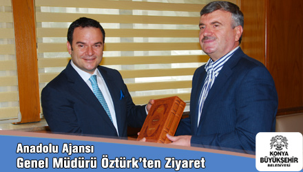 Anadolu Ajansı Genel Müdürü Öztürk'ten Başkan Akyürek'e Ziyaret