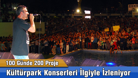 100 Günde 200 Proje Kapsamında Kültürpark'ta Sagopa Kajmer Sahne Aldı