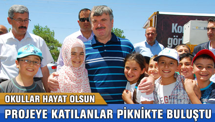 Okullar Hayat Olsun Projesi'ne Katılanlar Piknikte Buluştu