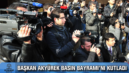 Başkan Akyürek Basın Bayramı'nı Kutladı