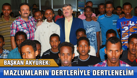 Başkan Akyürek Somalili Misafir Öğrencilerle Buluştu