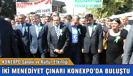 İki Medeniyet Çınarı Konexpo'da Buluştu