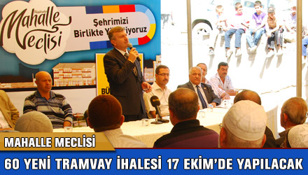 Başkan Akyürek'ten Yeni Tramvay Müjdesi