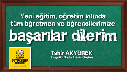 Yeni Eğitim Öğretim Yılı Hayırlı Olsun