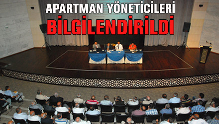 Apartman Yöneticileri Uzmanlarca Bilgilendirildi