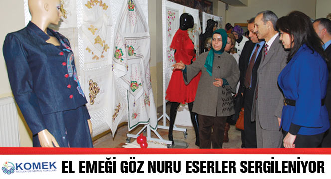 KOMEK B. Aymanas Kurs Merkezi Dönem Sonu Sergisi Açıldı