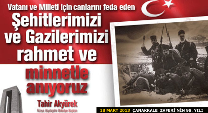 Çanakkale Destansı Bir Zaferdir