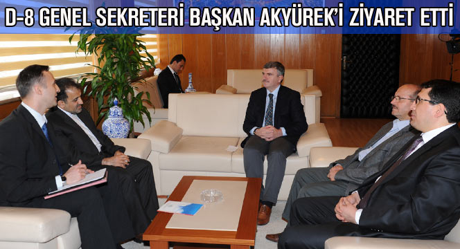 D-8 Genel Sekreteri Musavi, Başkan Akyürek'i Ziyaret Etti