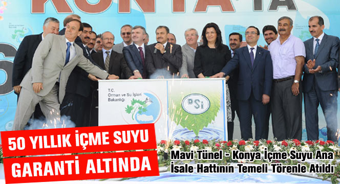50 Yıllık İçme Suyunu Garanti Altına Alacak İsale Hattının Temeli Atıldı