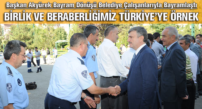Konya'daki Birlik ve Beraberlik Türkiye'ye Örnek