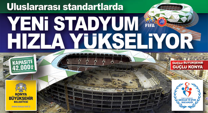 Yeni Stadyumun Yapımı Hızla İlerliyor