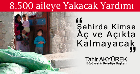 Başkan AKYÜREK : Kimse Aç ve Açıkta Kalmayacak