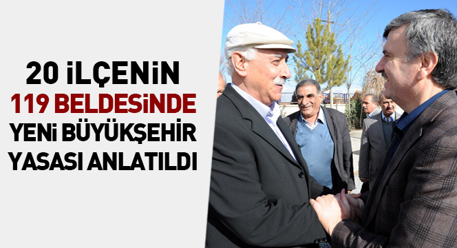 20 İlçenin 119 Beldesinde Yeni Yasa Anlatıldı