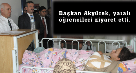 Yaralı Öğrencilere Ziyaret