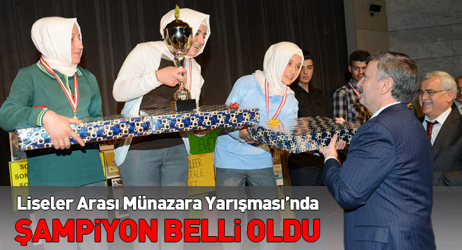 Liseler Arası Münazara Yarışması Sonuçlandı