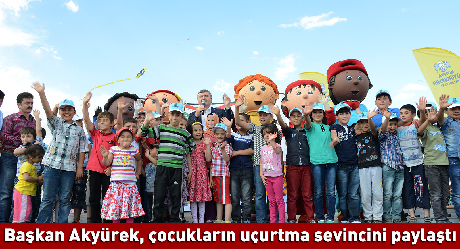 Başkan Akyürek, Çocukların Uçurtma Sevincini Paylaştı