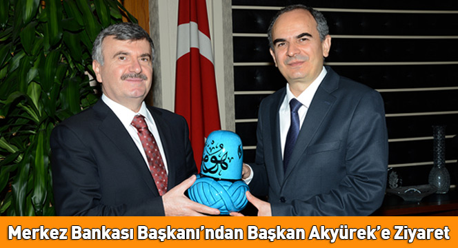 Merkez Bankası Başkanı'ndan Başkan Akyürek'e Ziyaret 