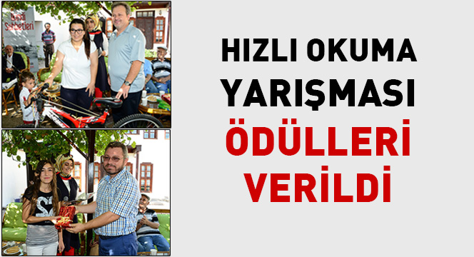 Hızlı Okuma Yarışması Ödülleri Verildi