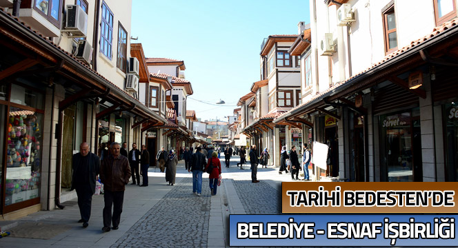 Tarihi Bedesten'de Belediye - Esnaf İşbirliği