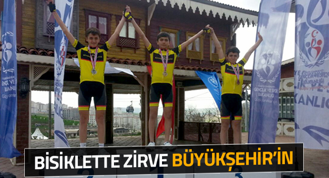 Bisiklette Zirve Büyükşehir'in