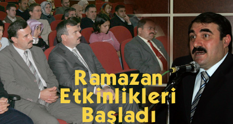Ramazan Etkinlikleri Başladı