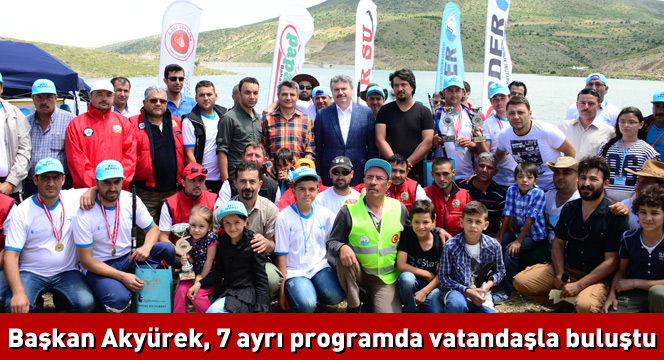 Başkan Akyürek, 7 Ayrı Programda Vatandaşla Buluştu