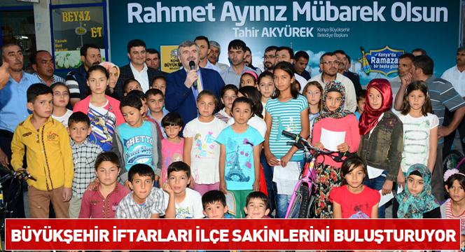 Başkan Akyürek İlçe İftarlarında Vatandaşlarla Buluşuyor