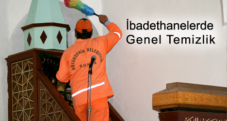 Büyükşehir İbadethanelerde Genel Temizlik Yapıyor