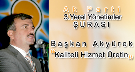 Ak Parti Konya 3.Yerel Yönetimler Şurası Yapıldı
