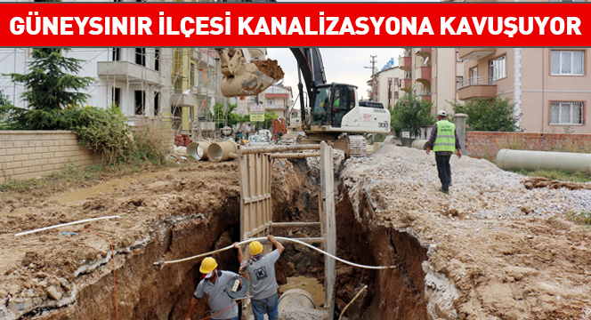Güneysınır İlçesi Kanalizasyona Kavuşuyor