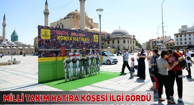 Milli Maçlar Öncesi Kurulan Hatıra Köşesi İlgi Gördü