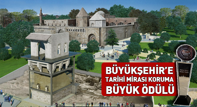 Büyükşehir'e Tarihi Mirası Koruma Ödülü