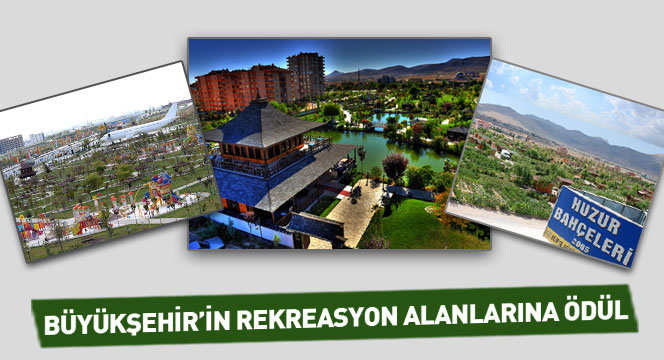 Büyükşehir'in Rekreasyon Alanlarına Ödül