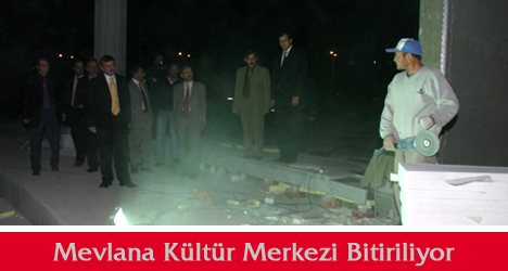 Mevlana Kültür Merkezi'nde Denetim