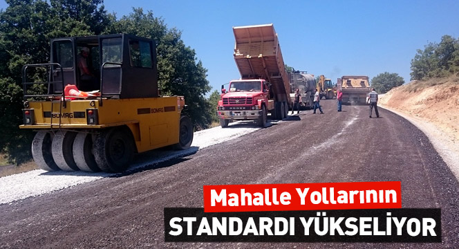 Konya'da Mahalle Yollarının Standardı Yükseliyor