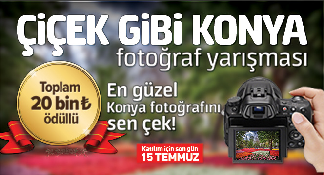 'Çiçek Gibi Konya' Yarışması İlgi Görüyor 