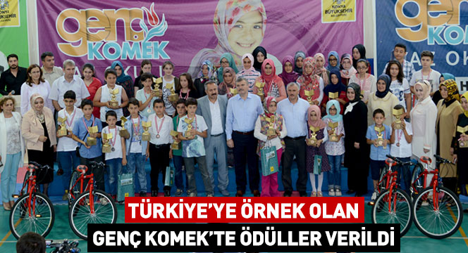 Türkiye'ye Örnek Olan Genç KOMEK'te Ödüller Verildi