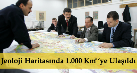 Jeoloji Haritası Tamamlanıyor