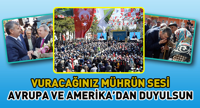 Vuracağınız Mührün Sesi Avrupa ve Amerika'dan Duyulsun
