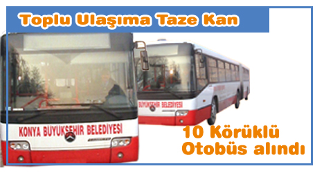10 Yeni Körüklü Otobüs Alındı