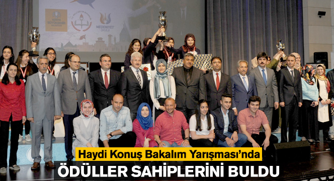 Haydi Konuş Bakalım Yarışması'nda Ödüller Sahiplerini Buldu