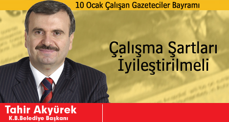 10 Ocak Çalışan Gazeteciler Bayramı