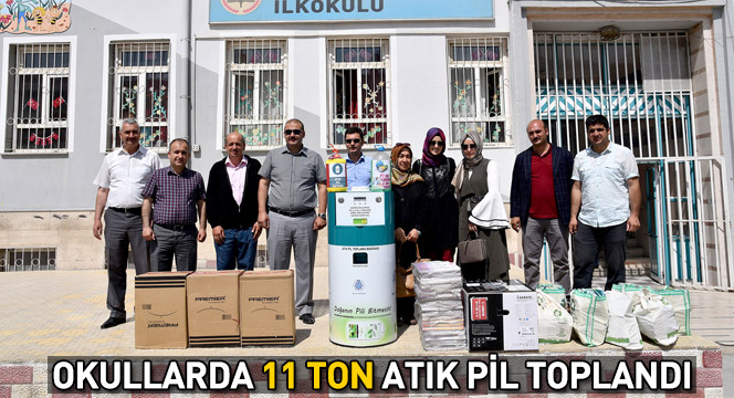 Kampanya İle Okullarda 11 Ton Atık Pil Toplandı