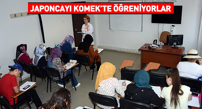 Japoncayı KOMEK'te Öğreniyorlar