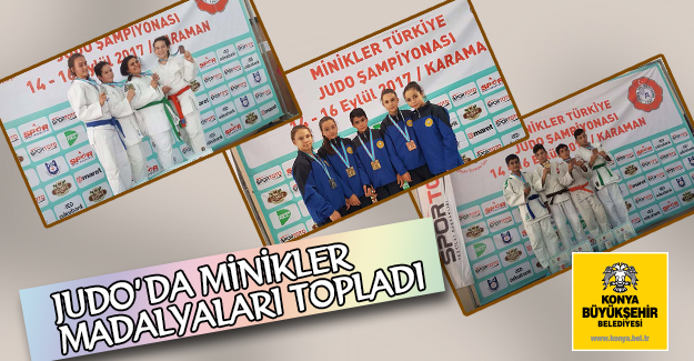Judo'da Minikler Madalyaları Topladı
